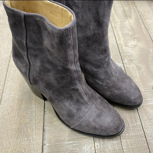Rag & Bone Ashby Granite Suede Ankle Boot 10 nwt - Picture 5 of 6